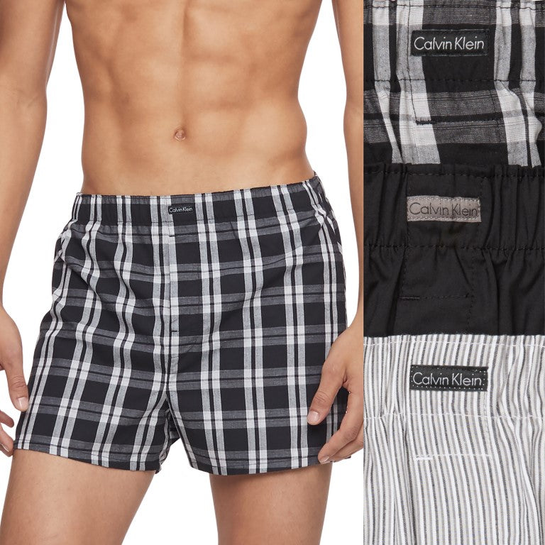 Calvin Klein Classics Woven Boxer 3 Pack