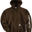 M MW Signature Sleeve Logo Hooded Sweatshirt