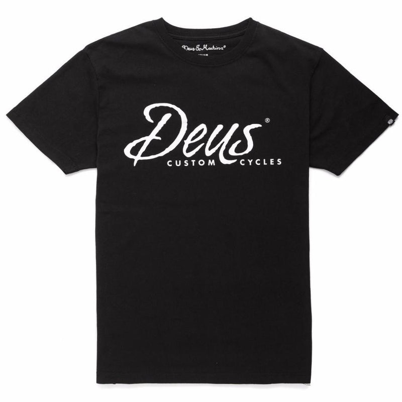 DEUS CUSTOM - BLACK WITH WHITE LOGO