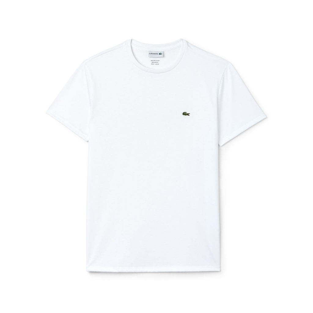 LACOSTE MEN'S CREW NECK PIMA COTTON T-SHIRT