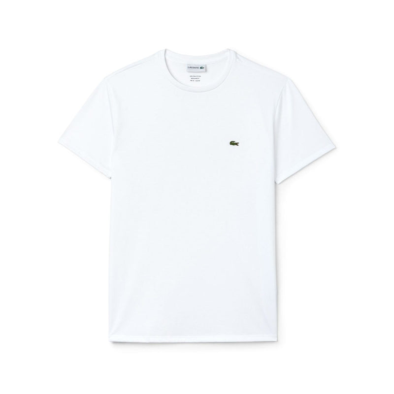 LACOSTE MEN'S CREW NECK PIMA COTTON T-SHIRT