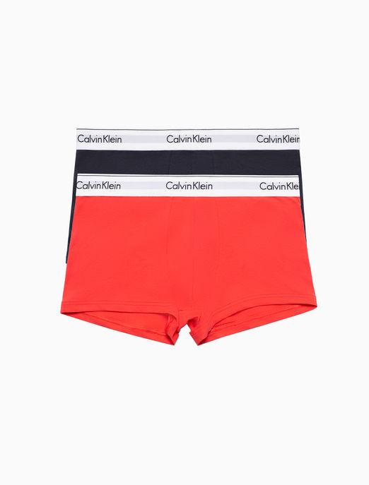 CALVIN KLEIN MODERN COTTON STRETCH 2 PACK TRUNK NB1086