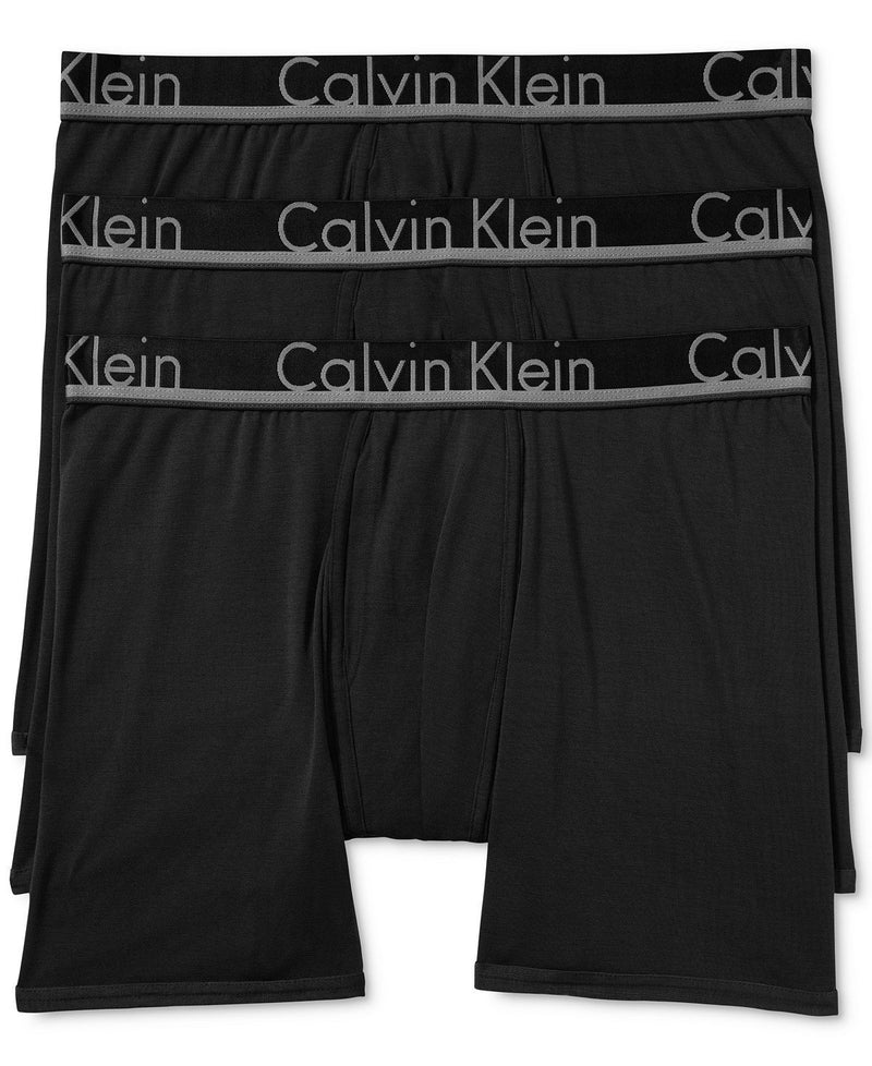 COMFORT MICROFIBER 3 PACK BOXER BRIEF NB1361 - BLACK