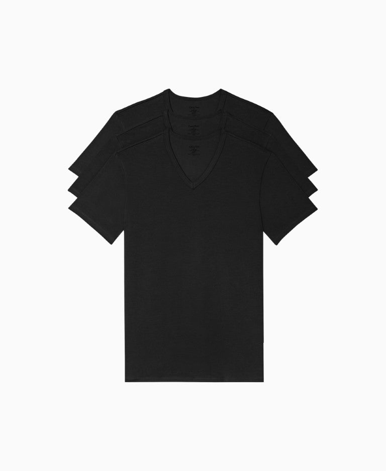 Calvin Klein Cotton Stretch 3-Pack V-Neck T-Shirt
