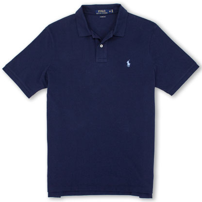 POLO RALPH LAUREN MEN SLIM MESH POLO SHIRT