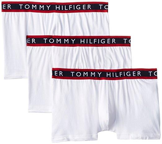Tommy Hilfiger Men's Cotton Stretch Trunk - White