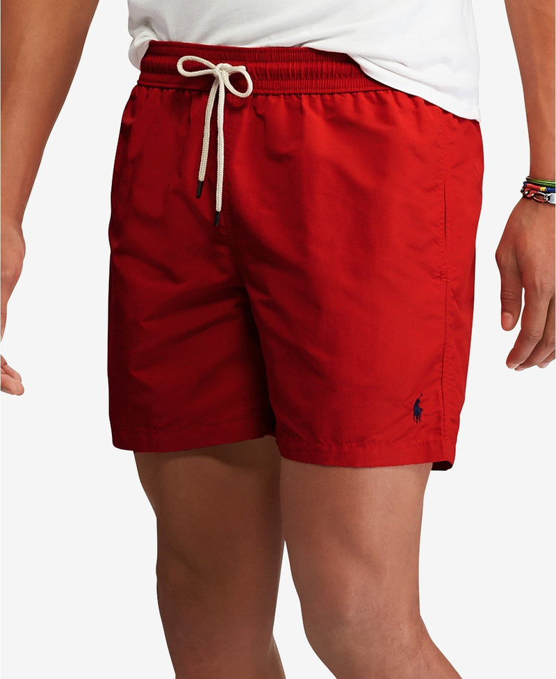 POLO RALPH LAUREN TRAVELER SWIM TRUNK - RL 2000 RED