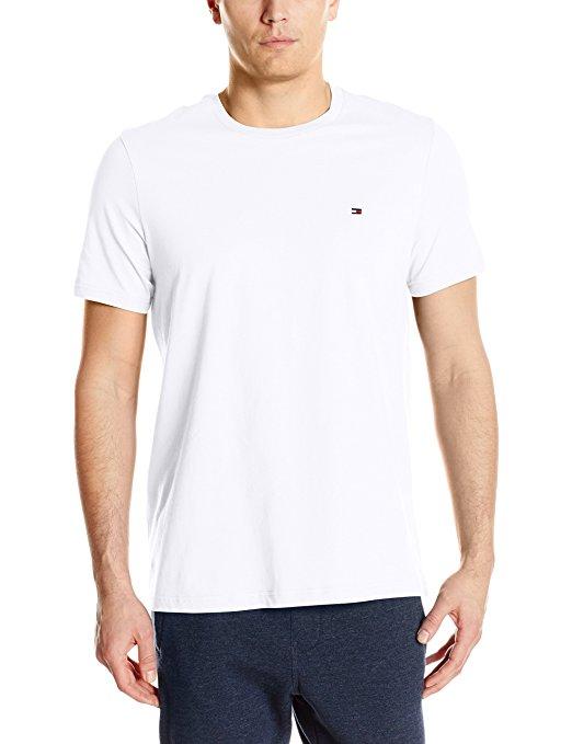 Tommy Hilfiger Short Sleeve Crew Neck Flag T-Shirt - White