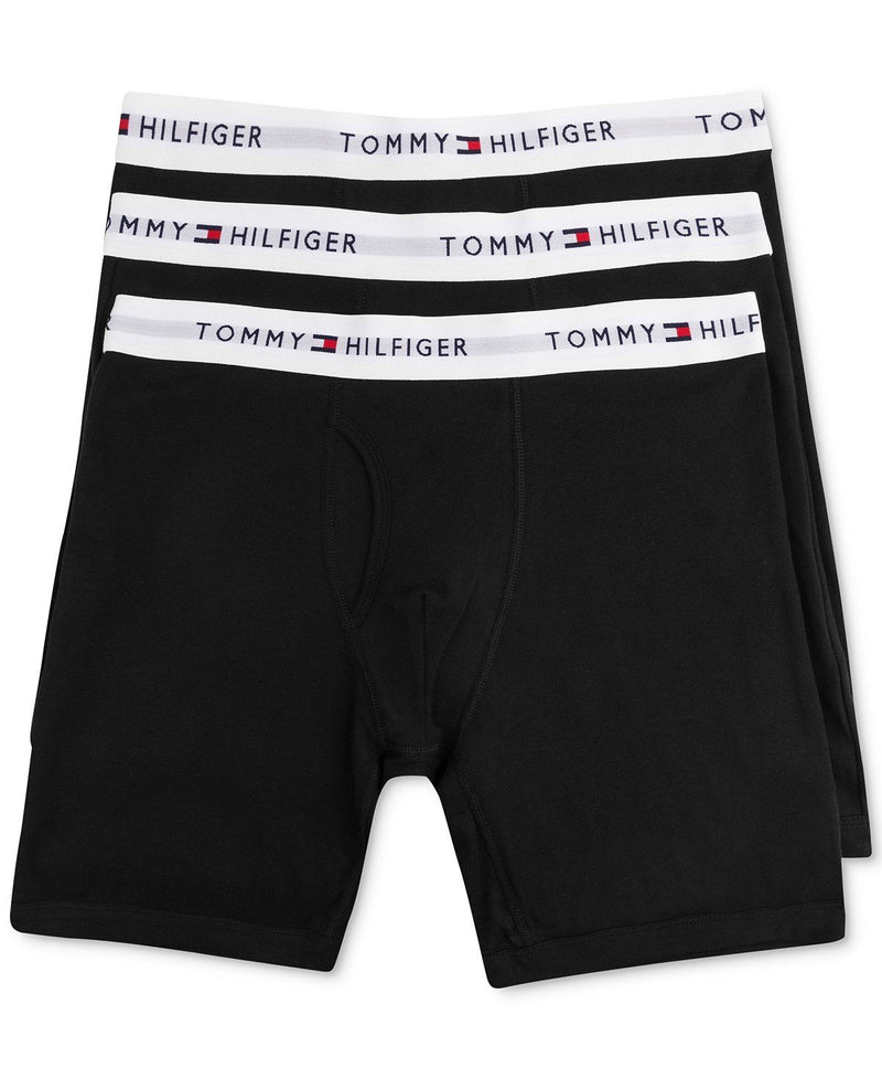 TOMMY HILFIGER COTTON BOXER BRIEF 3-PACK