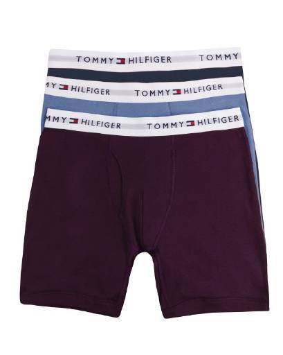 TOMMY HILFIGER COTTON BOXER BRIEF 3-PACK