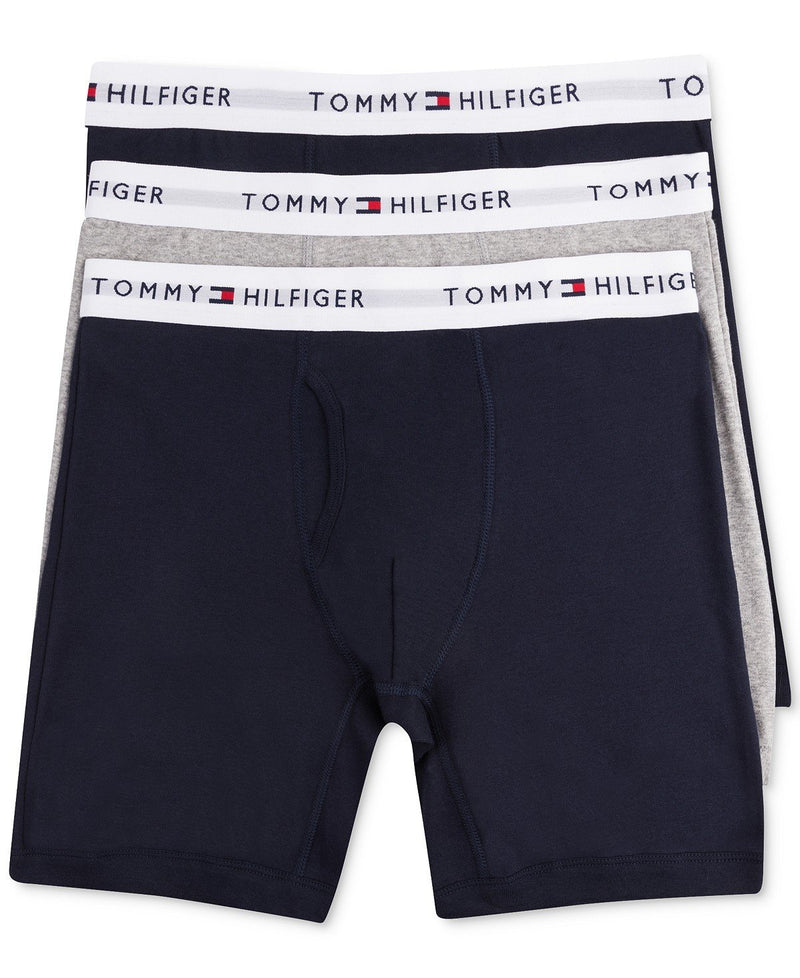 TOMMY HILFIGER COTTON BOXER BRIEF 3-PACK