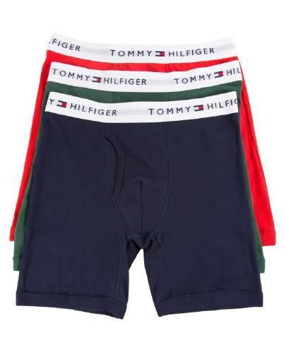 TOMMY HILFIGER COTTON BOXER BRIEF 3-PACK