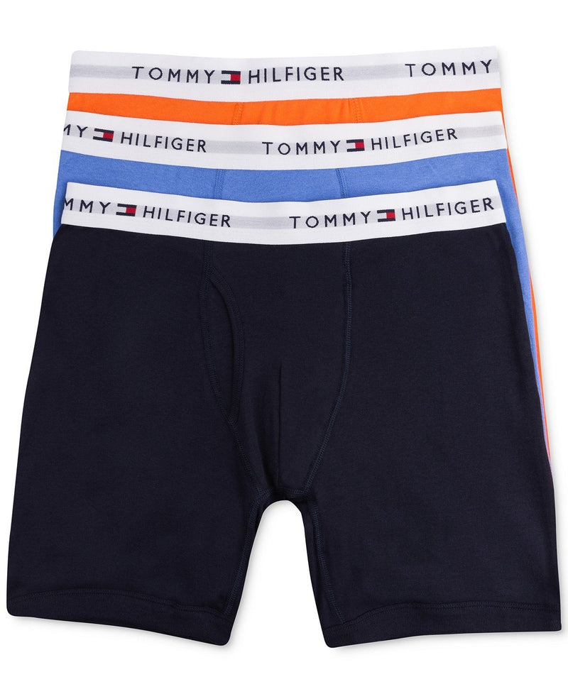 TOMMY HILFIGER COTTON BOXER BRIEF 3-PACK