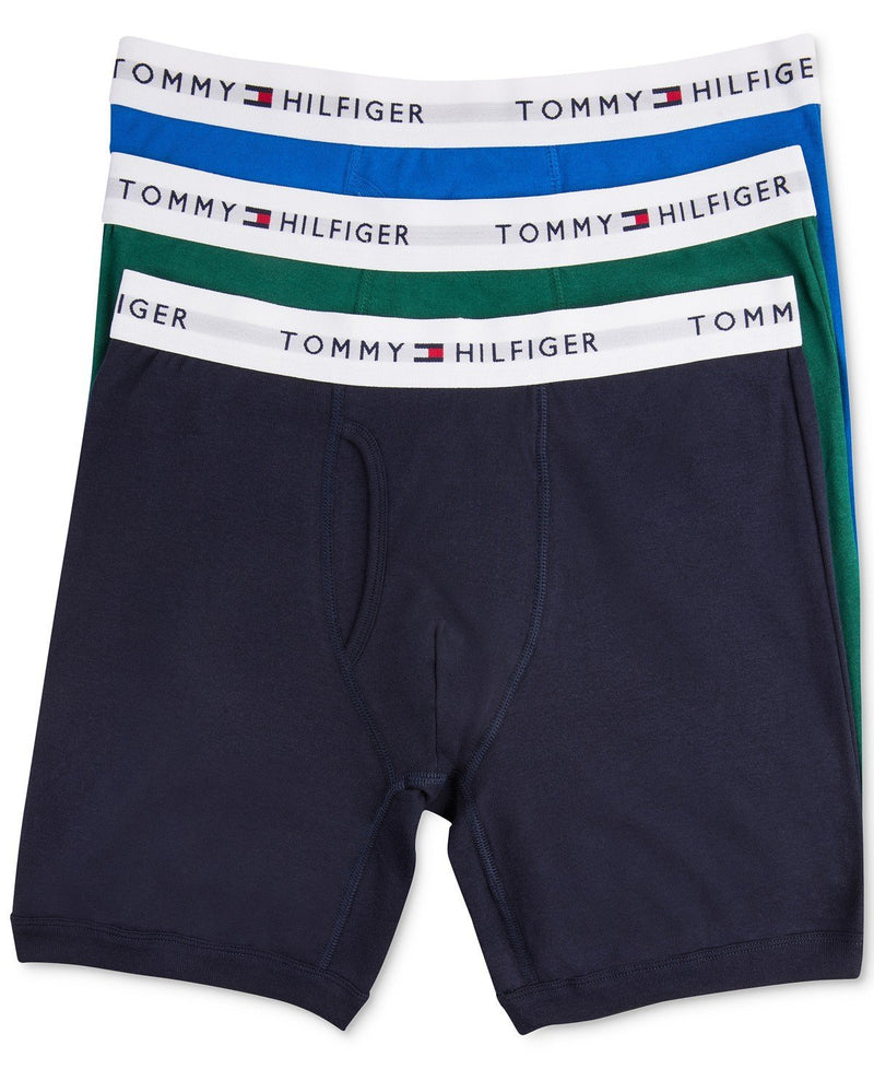 TOMMY HILFIGER COTTON BOXER BRIEF 3-PACK