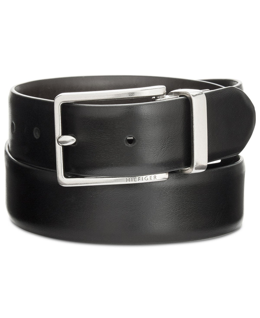 TOMMY HILFIGER FEATHER-EDGE REVERSIBLE BELT