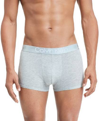 Calvin Klein Men's Underwear Blue NB1866 Microfiber Low Rise Trunk Size  Small