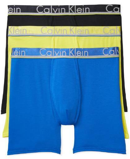 Calvin Klein Comfort Microfiber Boxer Brief 3-Pack Airforce NB1361