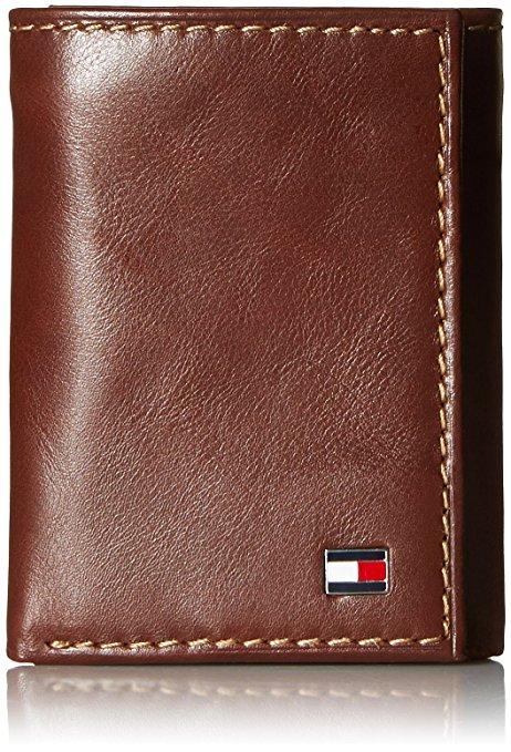 TOMMY HILFIGER LOGAN ZIPPERED TRIFOLD WALLET