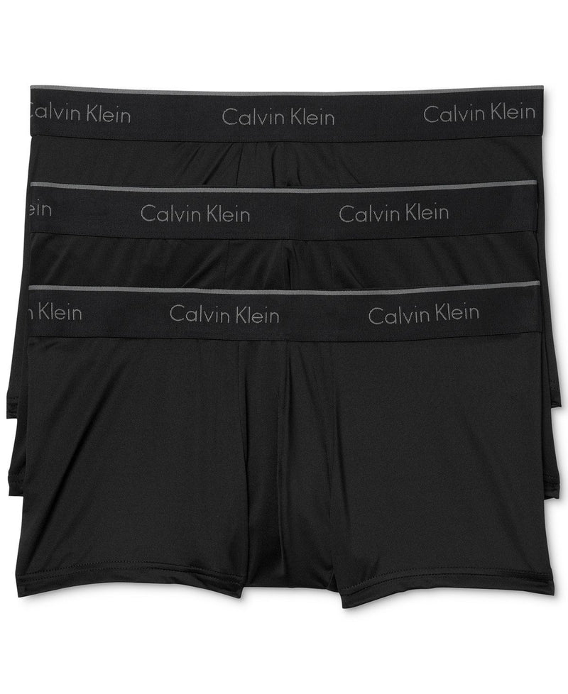 CALVIN KLEIN MICROFIBER STRETCH LOW RISE TRUNKS 3 PACK NB1289