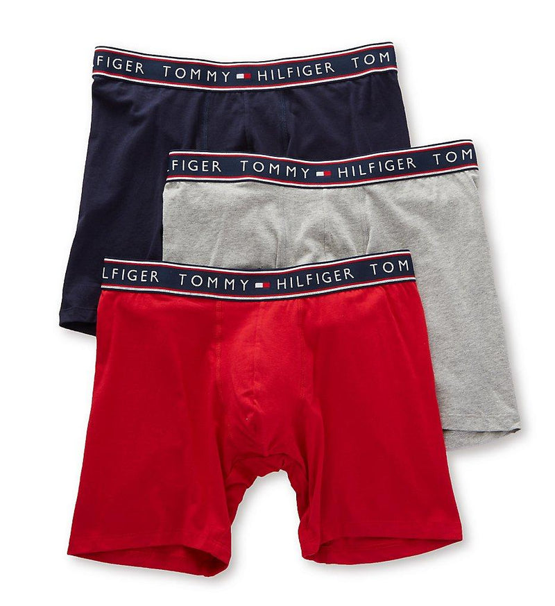 Tommy Hilfiger Cotton Classics Boxer Brief 3-Pack - Red