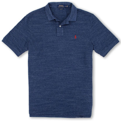 POLO RALPH LAUREN MEN SLIM MESH POLO SHIRT