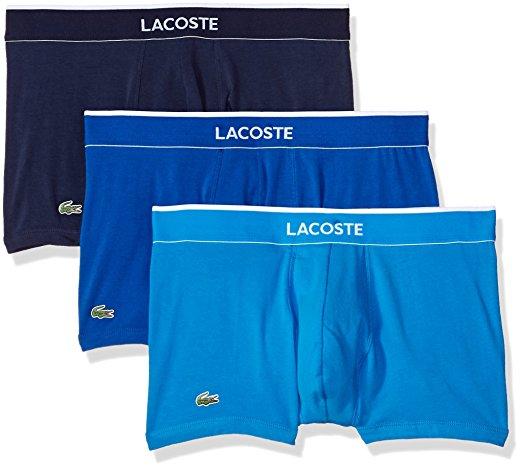 LACOSTE 3-PACK COTTON STRETCH TRUNK