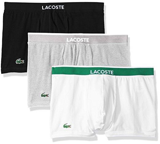 LACOSTE 3-PACK COTTON STRETCH TRUNK